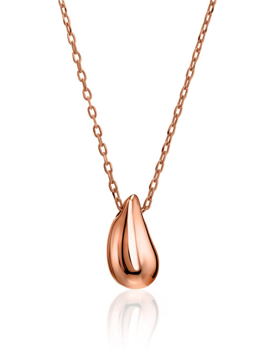 Vermeil Gold Teardrop Ashes Pendant - Ashes Jewellery- Scattering Ashes