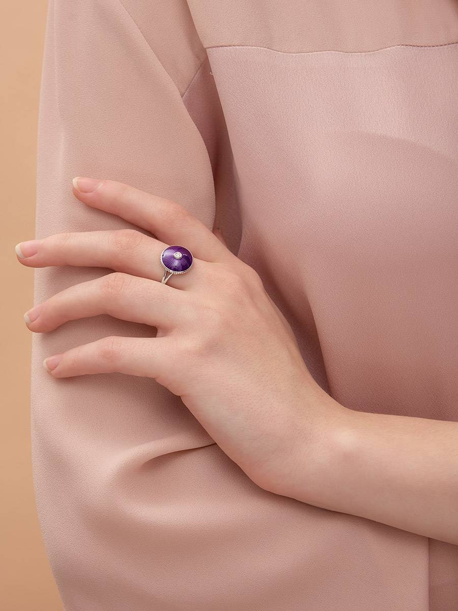 Deep purple ring by Ben Day | Ben Day | The Jewellery Editor
