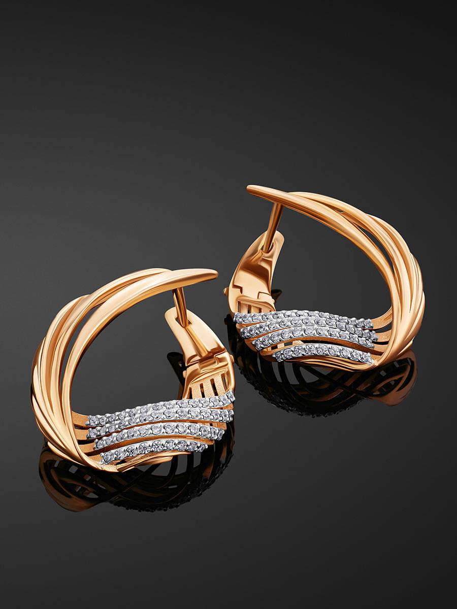 Designer deals gold earrings