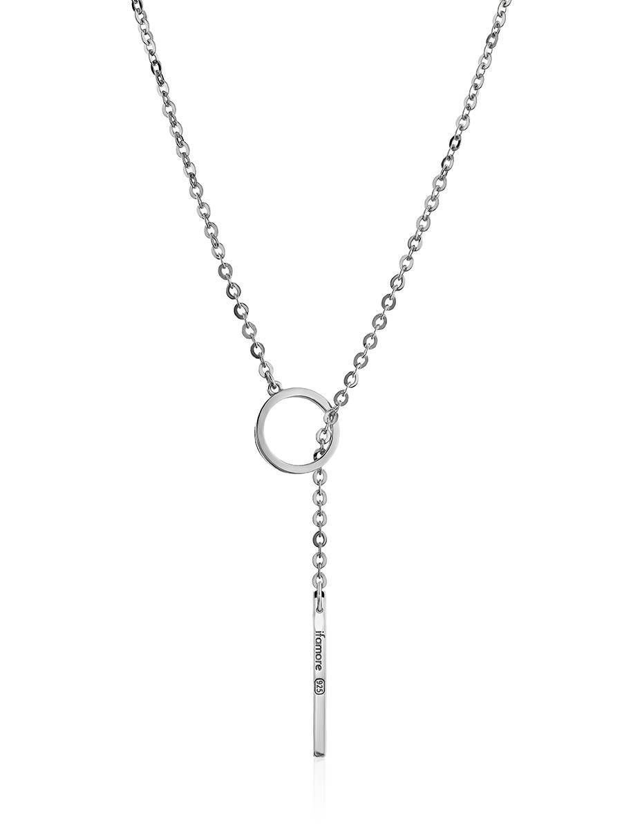 Sterling Silver Tie Bar Necklace The ICONIC
