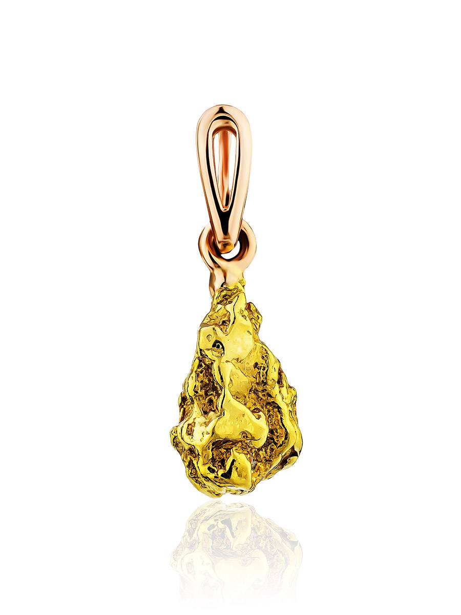 Chic 24K Gold Pendant The Nugget, image 