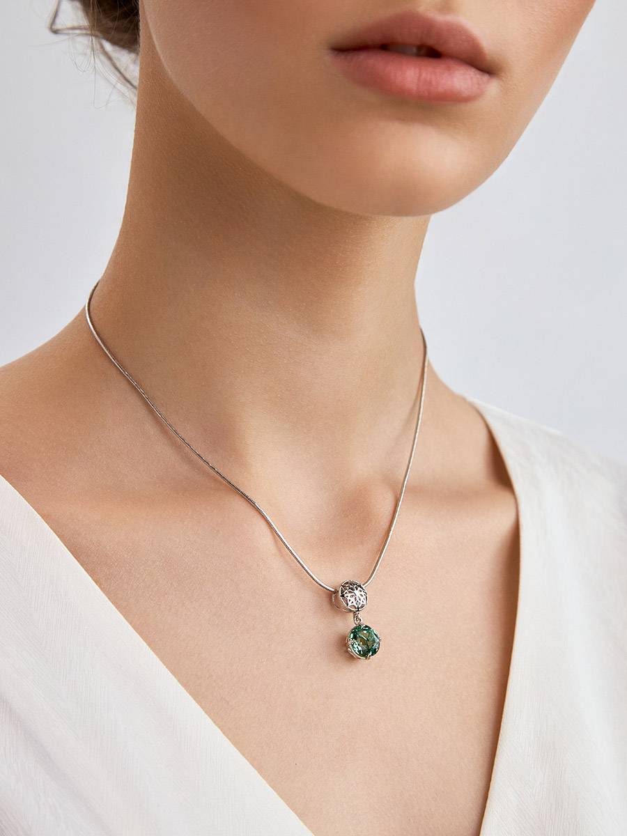 Prasiolite pendant on sale