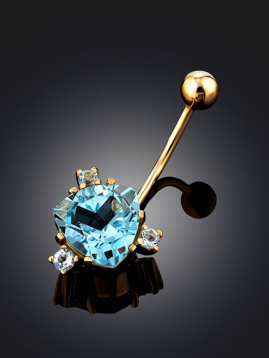 Dazzling Topaz Navel Piercing