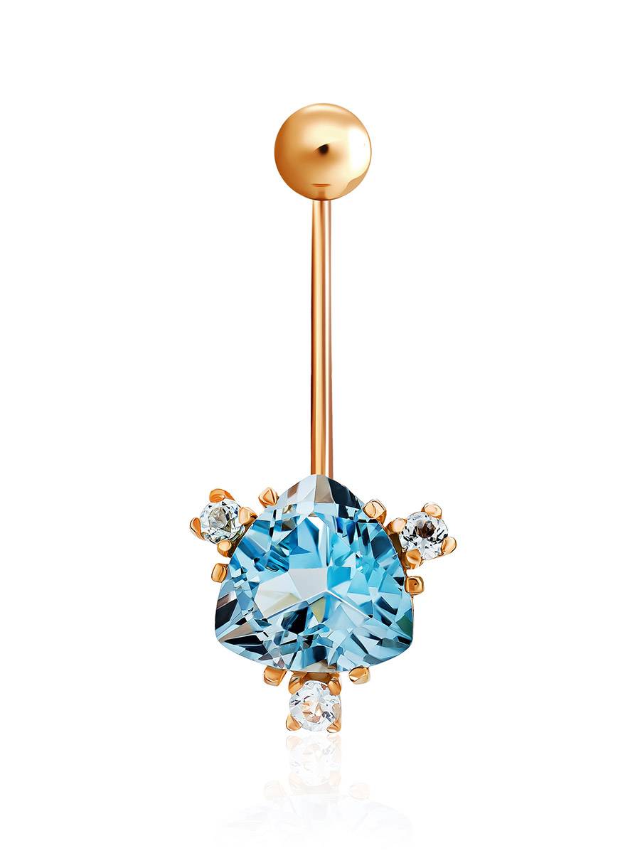 Dazzling Topaz Navel Piercing