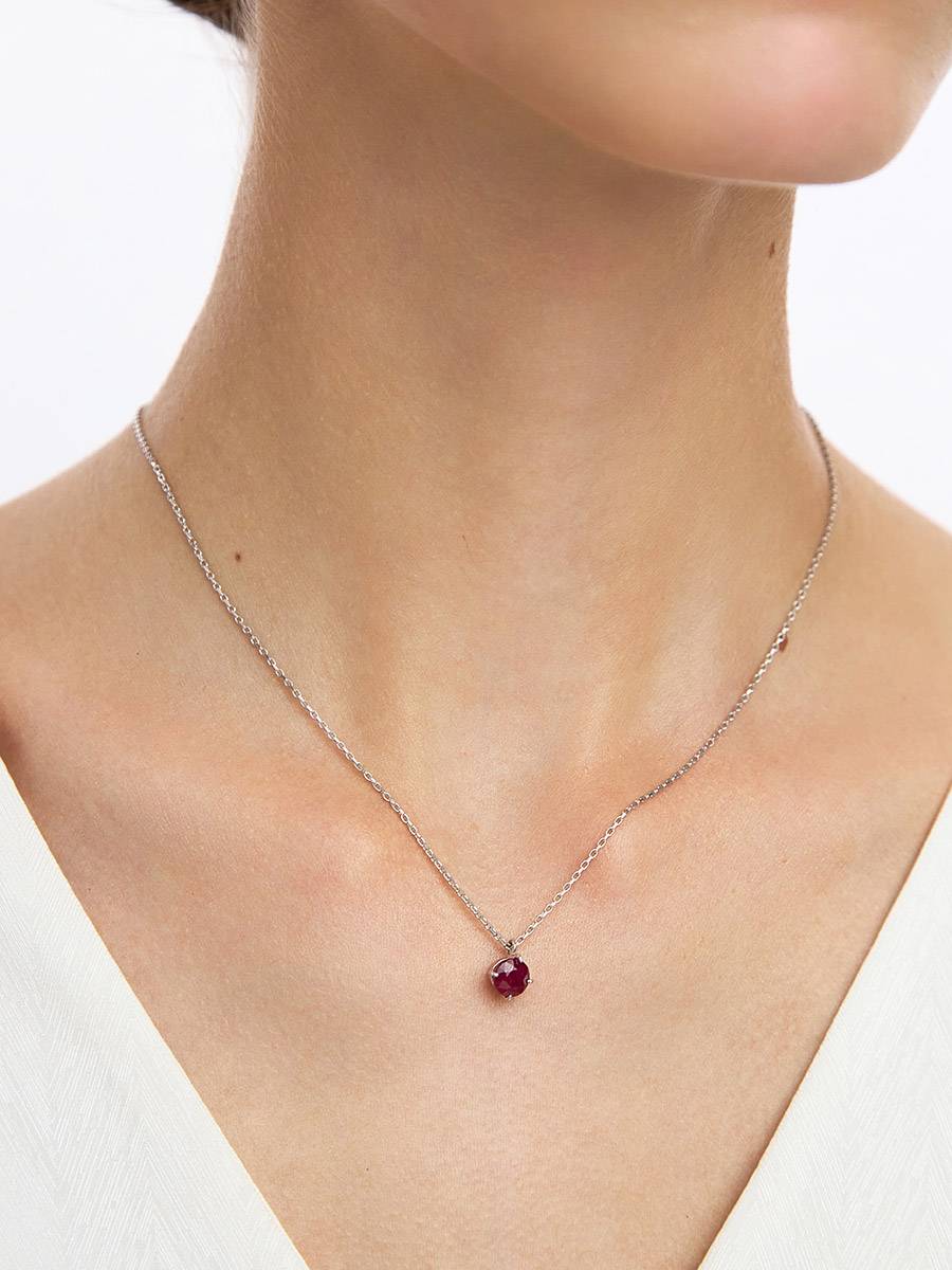 Cheap ruby deals necklace