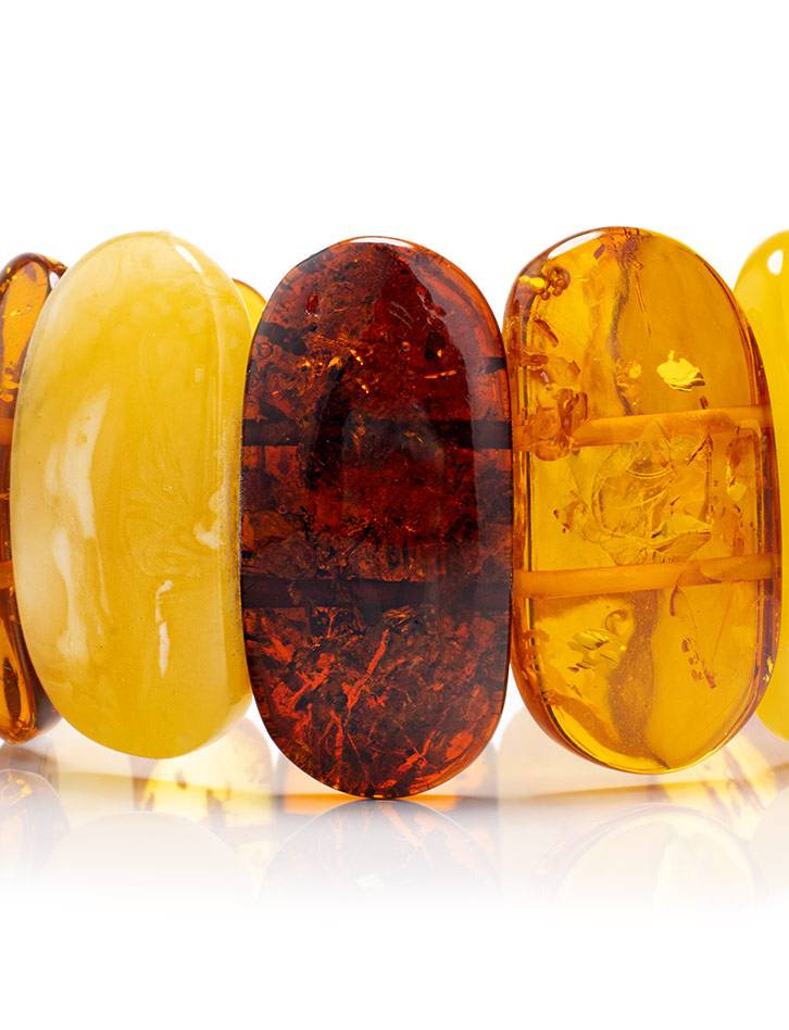 Amber Oval Stretchy Bracelets Amber Oval Stretchy Bracelets