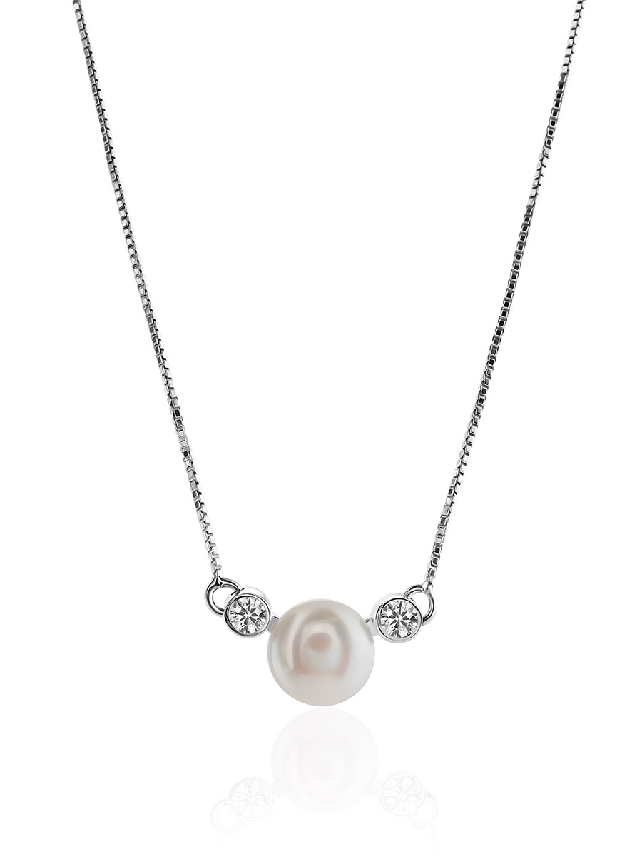 Ultra Feminine Pearl Necklace, image 