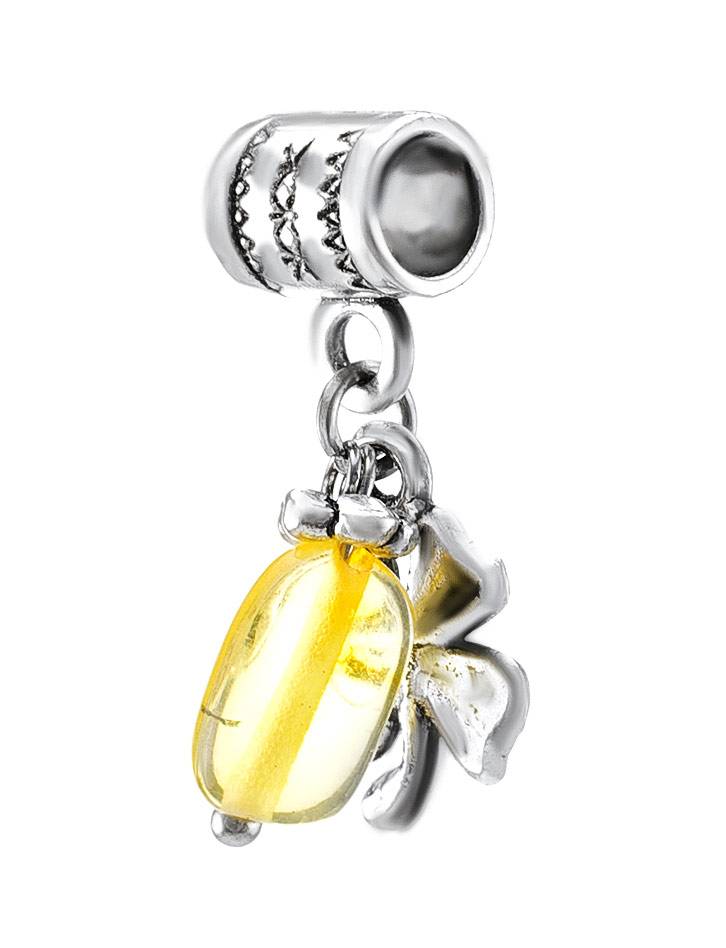 Four Leaf Charm With Lemon Amber The Shamrock, image , picture 2