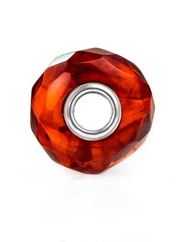 Faceted Amber Ball Charm, image , picture 3