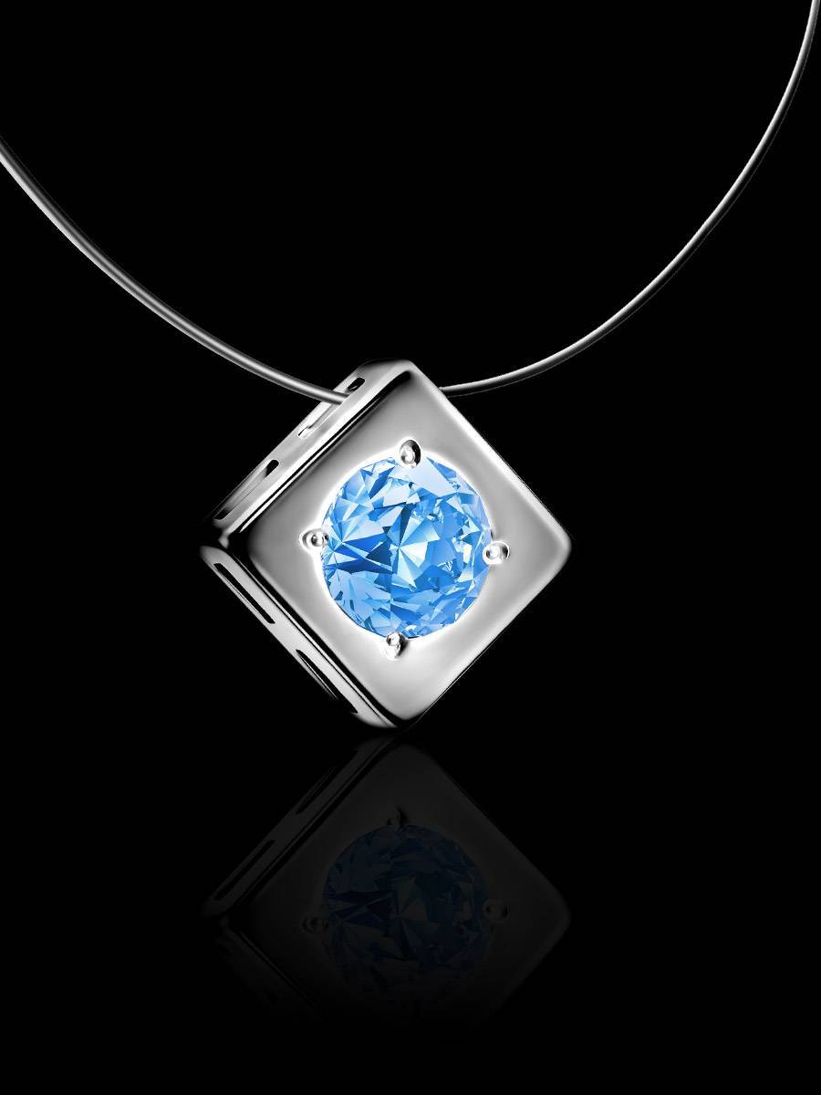Starry Galaxy _mini cool blue quartz Stone slender shape _ short necklace _  collarbone chain _ - Shop avril-doris Handmade jewelry Long Necklaces -  Pinkoi