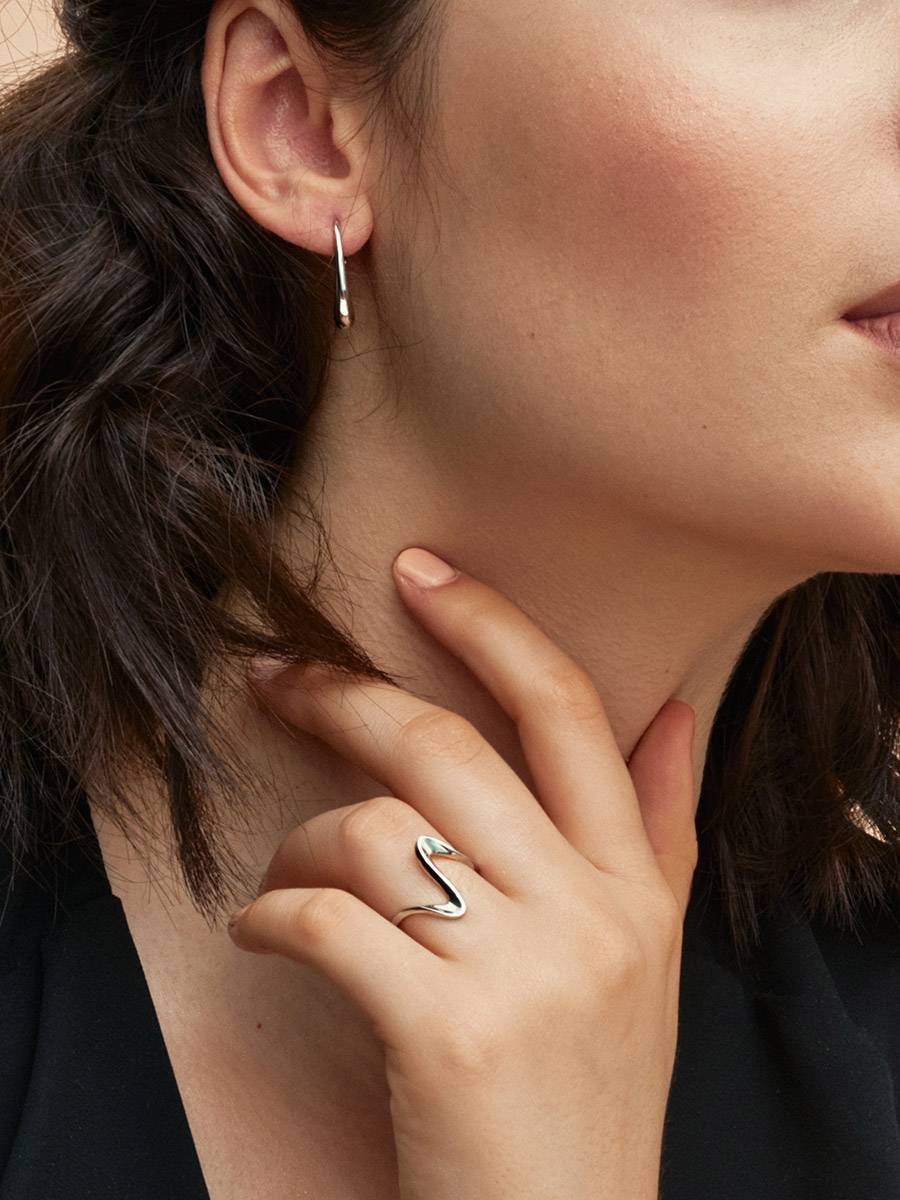 SHAPES STUDIO/Thin Wave Band リング SHAPES STUDIO/Thin Wave Band Ringリング SHAPES STUDIO/Thin