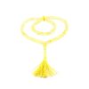 Muslim 66 Lemon Amber Prayer Beads, image 