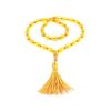 Islamic Cognac Amber Prayer Beads, image 