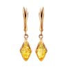 Golden Dangles With Luminous Lemon Amber The Snowdrop, image 