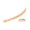 Gold Plated Silver Cable Chain 55 cm, Length: 45, image 