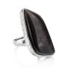 Abstract Black Stone Cocktail Ring The Bella Terra, Ring Size: 8 / 18, image 