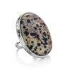 Stunning Speckled Stone Cocktail Ring The Bella Terra, Ring Size: 8 / 18, image 