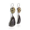 Tortoiseshell Marble Drop Earrings The Bella Terra, image 