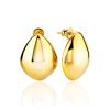 Statement 18ct Gold on Sterling Silver Teardrop Earrings The Liquid, image 
