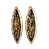 Luminous Green Amber Earrings The Grace, image 