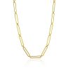 Gold Plated Silver Chain Necklace The ICONIC, image 