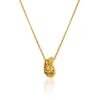 Boho Chic Gilded Silver Necklace The Liquid, image 