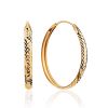 Chunky Golden Hoop Earrings, image 