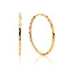 Chic Golden Hoop Earrings, image 