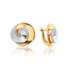 Mixed Gold Crystal Earrings, image 