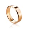 Wide Shank Golden Band Ring, Ring Size: 6.5 / 17, image 