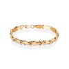 Ultra Feminine Design Golden Link Bracelet, image 