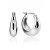 Mini Chunky Silver Hoop Earrings The ICONIC, image 