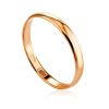 Glossy Stoneless Golden Ring, Ring Size: 6 / 16.5, image 