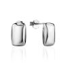 Simplistic Silver Earrings The Liquid, image 