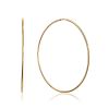 Extra Size Golden Hoop Earrings, image 