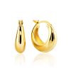 Chunky Gilded Silver Hoop Earrings The ICONIC, image 