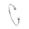 Stylish Retro Classic Sterling Silver Torque Bangle The ICONIC, image 