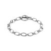 Minimalist Silver Chain T-Bar Bracelet The ICONIC, image 