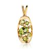 Lustrous Golden Chrysolite Pendant, image 