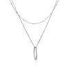 Fashionable Double Chain Necklace The Liquid, image 