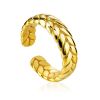 Boho Chic Gilded Silver Band Ring The Liquid, Ring Size: Adjustable, image 