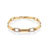 Golden Link Bracelet With Crystals, image 