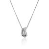Designer Silver Necklace With Nugget Pendant The Liquid, image 
