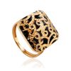 Fabulous Ornate Gold Enamel Ring, Ring Size: 8 / 18, image 