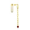Designer Mismatched Gilded Silver Earrings With Amber The Palazzo, image 