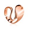Cool Rose Plated Sterling Silver Ring Liquid, Ring Size: Adjustable, image 
