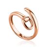 Belt Shaped Coil Ring The ICONIC, Ring Size: Adjustable, image 
