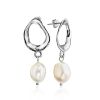 Pearl Drop Earrings on Sterling Silver ​The Palazzo, image 