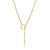 Gold Plated Silver Tie Necklace The ICONIC, image 
