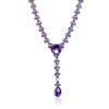 Voluptuous Silver Amethyst Necklace, image 